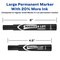 Avery® Marks A Lot® Permanent Markers, Large Desk-Style Size, Chisel Tip, 12 Black Markers (98028)
